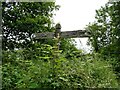 Fingerpost on the Wye Valley Walk with lichen