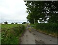 Gated track to Briar Hill Farm