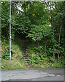 The path to Longwood Edge Road (HUD/422/20) leaving Gilead Road, Huddersfield