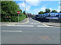 One-way exit road into Shimna Road from the Castle Car Park