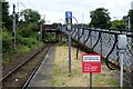 The end of Platform 2, Muirend Station