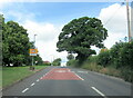 The A360 at Shrewton village sign