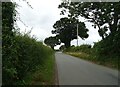 Minor road towards Stretton Heath