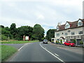 The A4361 north passing La Strada, Broad Hinton