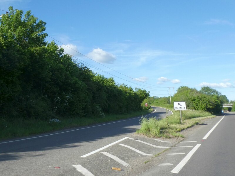 Eastbound sliproad off A31 to Runfold © David Smith :: Geograph Britain ...