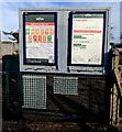 Pilning railway station GWR information boards