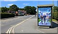 Bus stop and shelter on Limekiln Lane