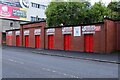 Old turnstile entrances, Firhill Park