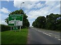 Macclesfield Road (A523) approaching Bosley Crossroads