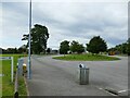 Roundabout on the approach road to Allerton Grange School