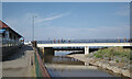 The bridge carrying Saltburn Road (A174) over Skelton Beck, Saltburn-by-the-Sea