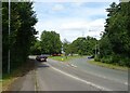 London Road (B5091) approaching roundabout