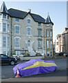 Wrapped car, Marine Parade, Saltburn-by-the-Sea