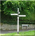 Old fingerpost on the A538, Prestbury