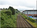 Railway towards Chorley station