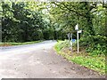 The junction of the roads to Bosherston and St Twynnells