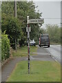 Direction Sign - Signpost on Chipping Norton Road in Chadlington