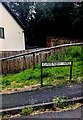 Gavenny Way name sign, Abergavenny