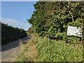 An early sign for Porthkerris Diving Centre