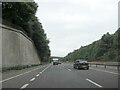 The M54 westbound near The Mount