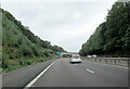 The M54 westbound near to junction 7