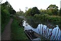 Boat moored near Lock Cottage