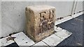 Old Boundary Marker by the riverside wall on Broadgate, Preston