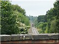 View from railway bridge on Pendeford Avenue