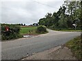 Road junction near Marston Stannett