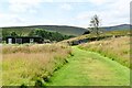 Hermitage Castle: The track from the Historic Scotland entrance building