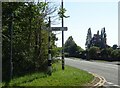 Fingerpost on Marston Lane (A559)