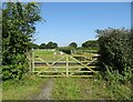 Field entrance off Linnards Lane