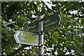 Footpath signpost, Kirkland Hill Wigtown