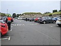 Short stay car park next to the wall, Berwick