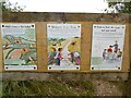 Three Notices on The Ridgeway path in Wigan