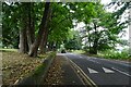 Calverley Lane passing Farsley Recreation Ground