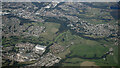 Newton and Matley Lane from the air