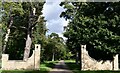 Stowlangtoft: Stowlangtoft Hall Nursing Home entrance