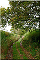 Byway south-east of Heathton in Shropshire