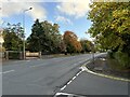 A6 road at junction with Beech Drive