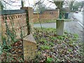 Milepost outside Longstyle Farm