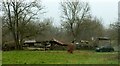 Derelict outbuildings, Siston Common