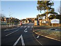 The main gate of RAF Shawbury