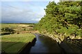 Reservoir overspill at Scargill