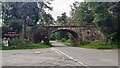 Road SW into Warcop through bridge of Eden Valley Railway