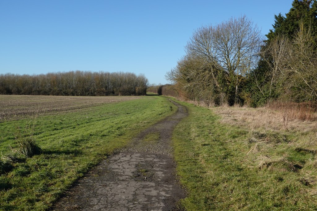 Track from Grange Road \u00a9 Hugh Venables :: Geograph Britain and Ireland