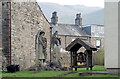 Statues at the rear of St. Mary & St. Michael Church, Kirkgate, Settle