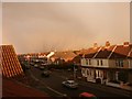 Snow on its way, looking North towards Portsdown Hill