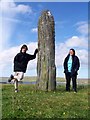 HP6000 : Roadside Standing Stone, near Clivocast, Unst, Shetland by Bob Embleton