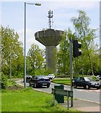 SP0366 : Headless Cross Water Tower by Penny Mayes